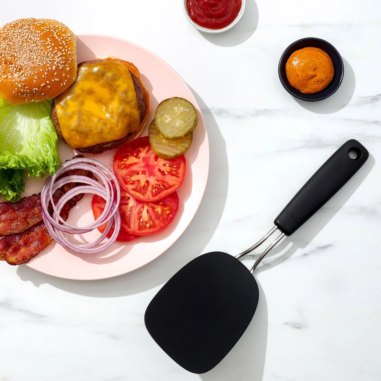 Oxo Good Grips Nylon Flexible Turner Large Black - Image 4