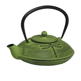 Avanti Dragonfly Cast Iron Teapot - Green 770ml