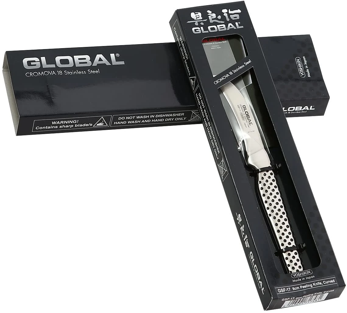 Global Peeling Knife Curved Blade GSF-17 - Image 3