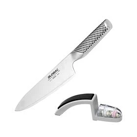 Global Cook's Knife & Sharpener Set G-2220GB