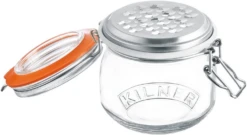 Kilner Storage Jar With Grater Lid Clear Glass