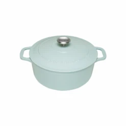Round French Oven - Duck Egg Blue