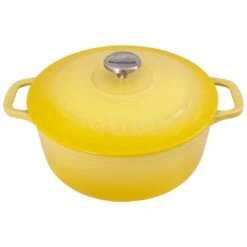 Round French Oven - Lemon Yellow
