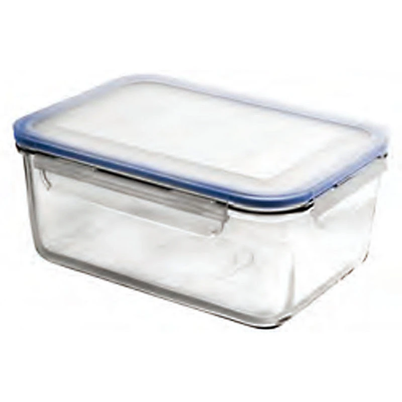 Rectangular Tempered GlassFood Container 1870ml
