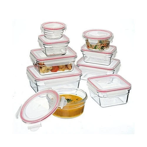 9 Piece Oven Safe Glass Container Set