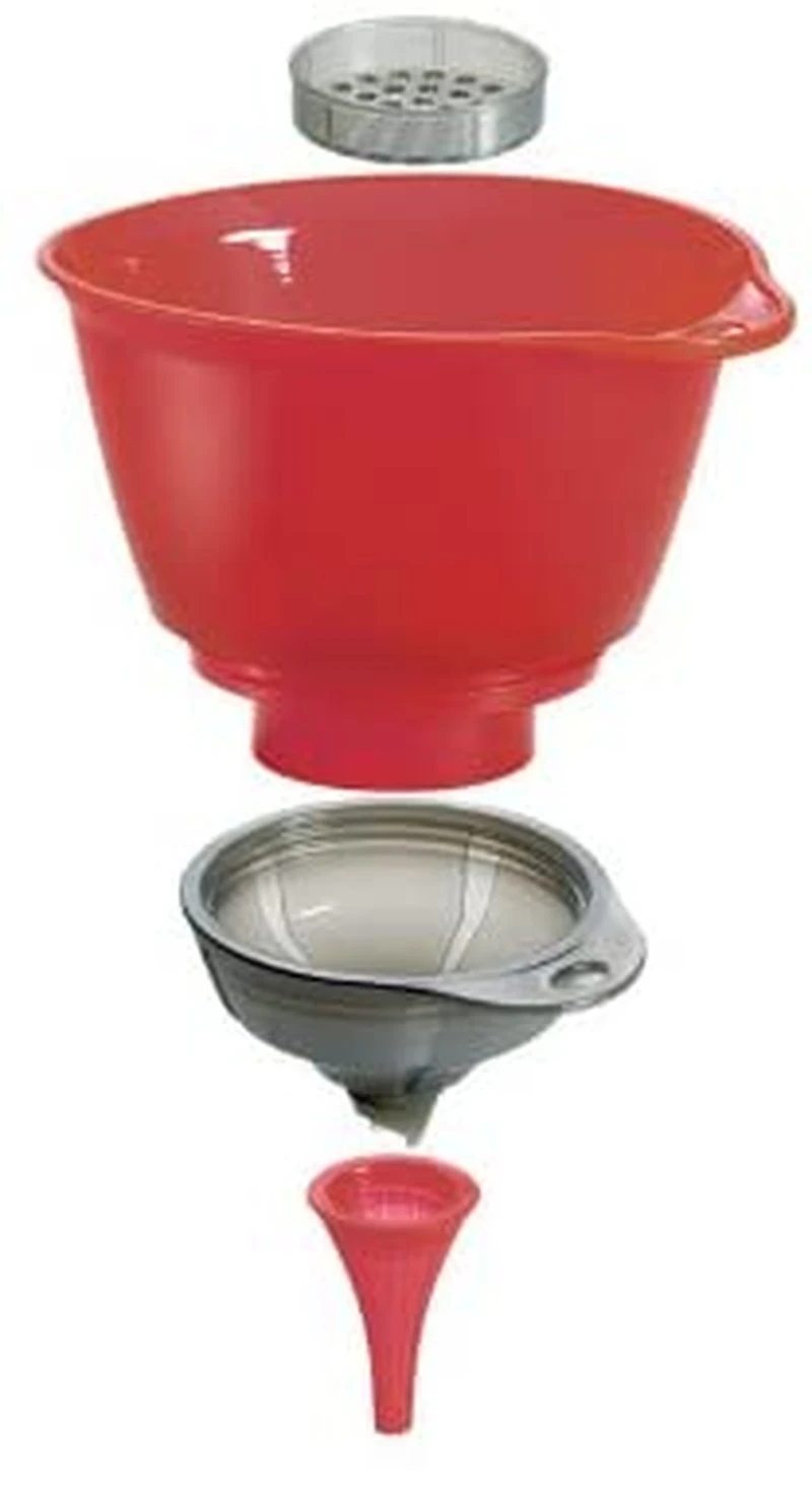 Cuisipro 3 In 1 Funnel Set Red - Image 2