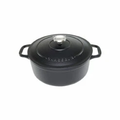 Round French Oven - Matte Black