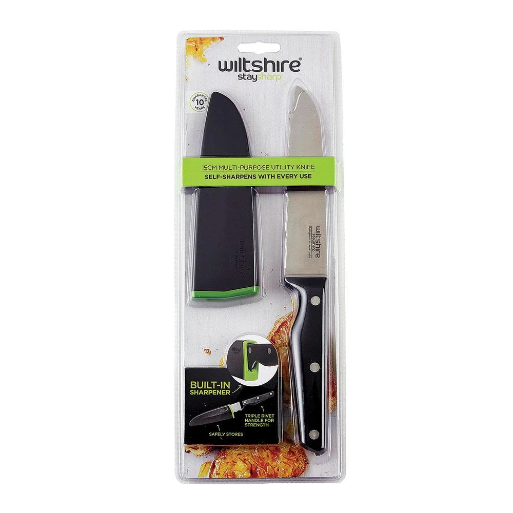 Staysharp Triple Rivet Multi-Purpose Utility Knife - 15cm - Image 2