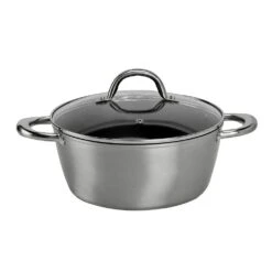 Easycook Non-stick Casserole 24cm With Glass Lid