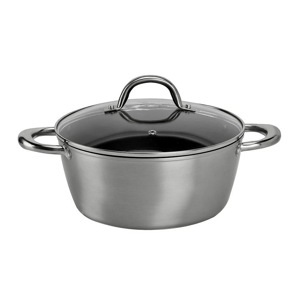 Easycook Non-stick Casserole 24cm With Glass Lid