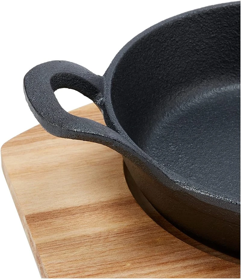 Pyrolux Pyrocast Cast Iron Round Gratin W Maple Tray - Image 4