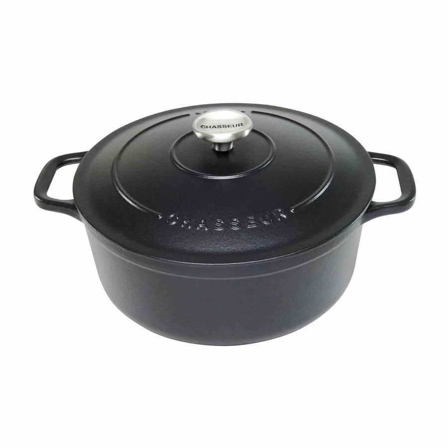 Round French Oven - Matte Black - Image 7