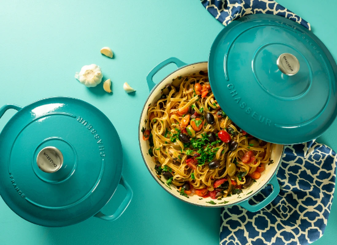 Round French Oven - Mediterranean Blue - Image 5