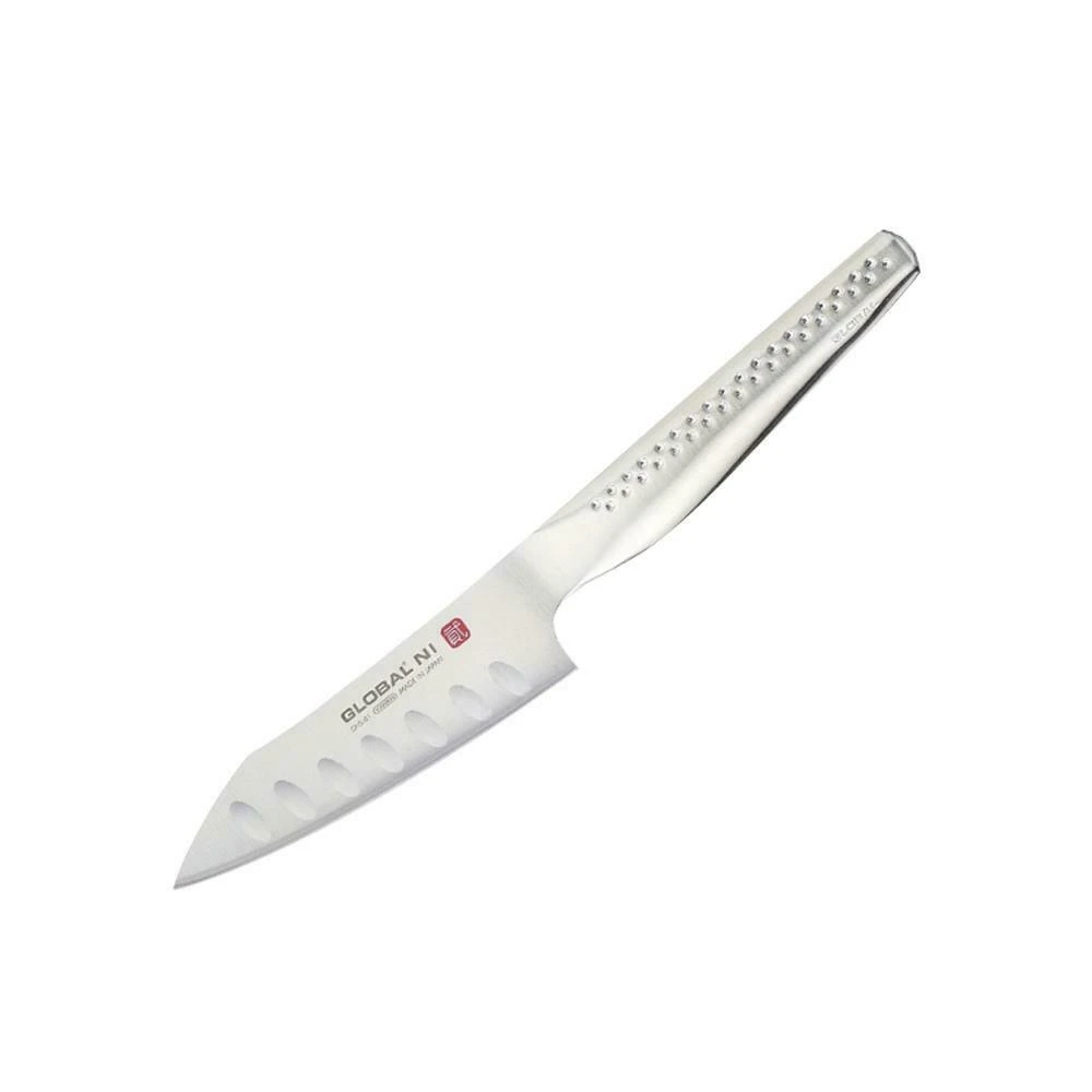 Global NI Oriental Cooks Knife Fluted Blade