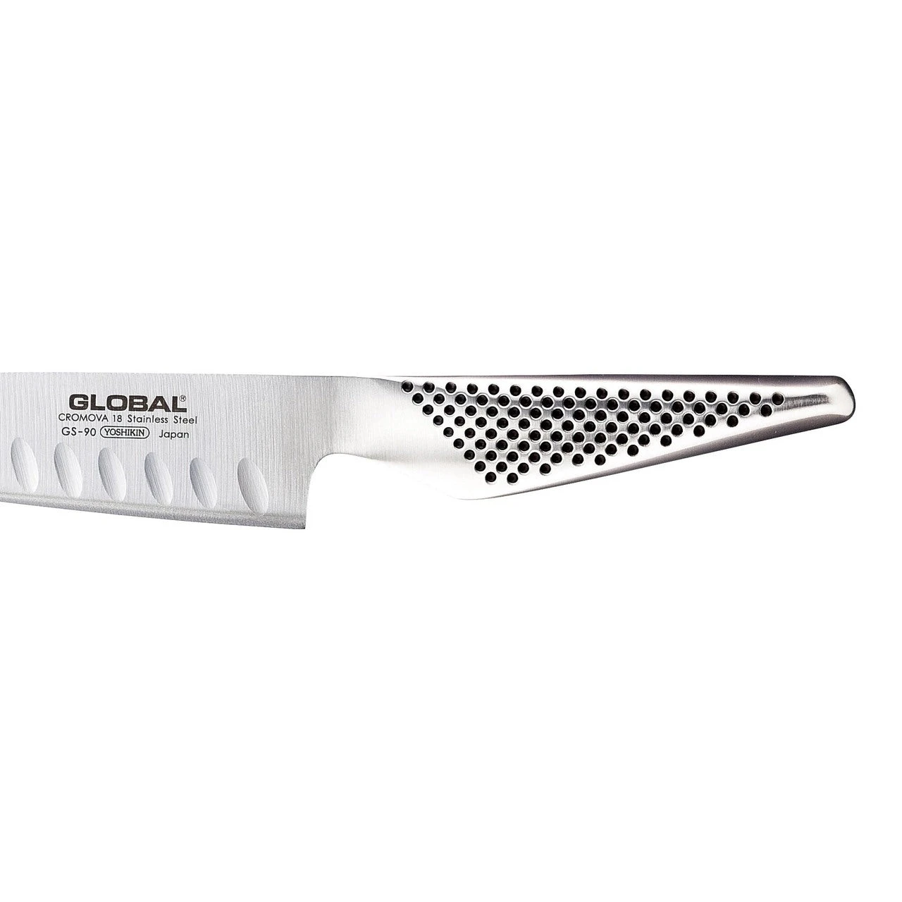 Global Santoku Knife Fluted Blade GS-90 - Image 3