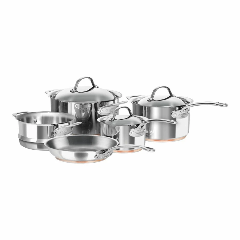 Le Cuivre Stainless Steel Copper Based 5pc Cookware Set