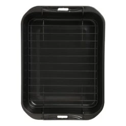 Easybake Deep Roast Pan With Rack 33x25x6cm