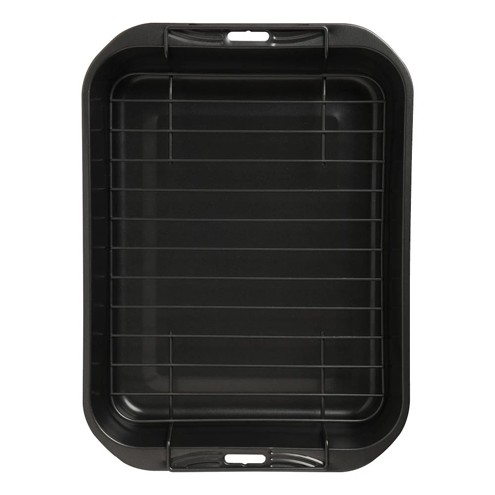 Easybake Deep Roast Pan With Rack 33x25x6cm