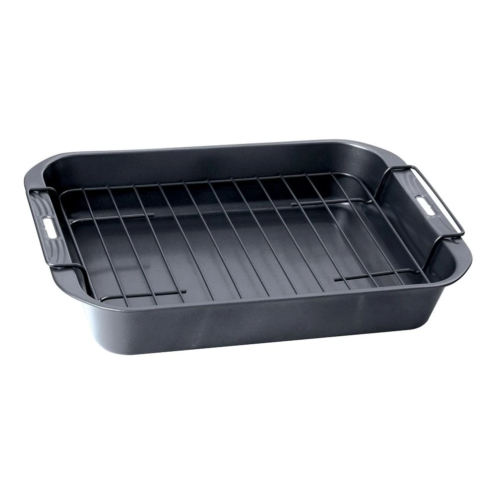 Easybake Deep Roast Pan With Rack 33x25x6cm - Image 3