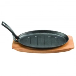 Pyrolux Pyrocast Oval Sizzle Plate With Tray