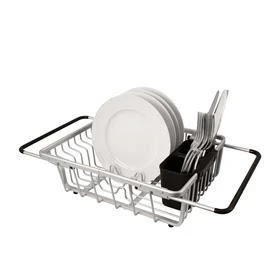 Avanti Over Sink Dish Rack 37.5x28x11.5cm Silver - Image 2
