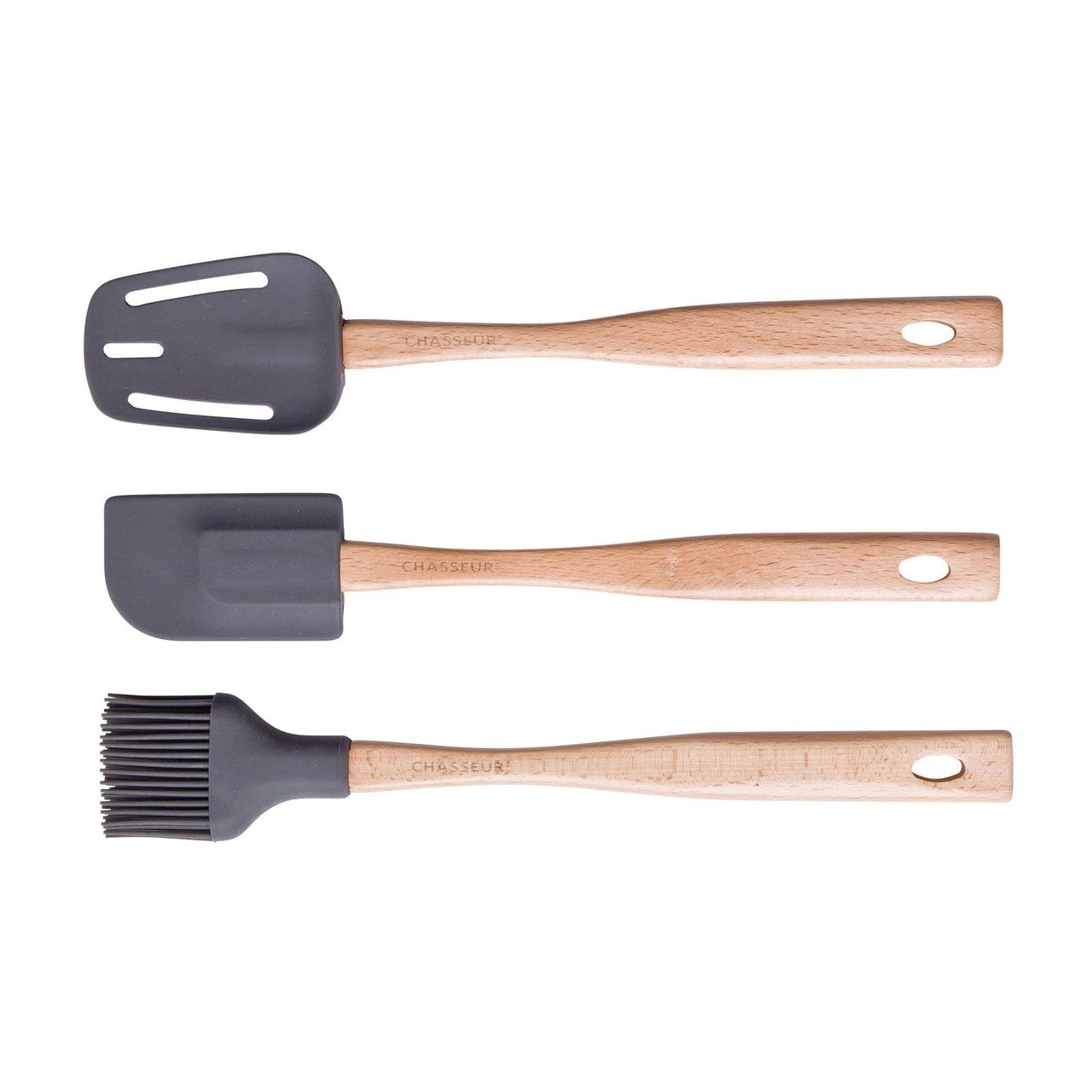 Spatula Brush Spoon Set Caviar 4 Spatula Brush Spoon Set Caviar - Image 2