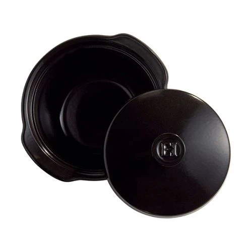 Emile Henry Charcoal One-Pot 2L - Image 2