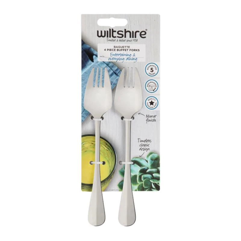 Baguette Buffet Fork 4 Piece - Image 2