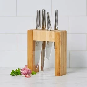 Global Teikoku 5pc Knife Block Set