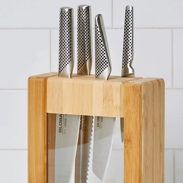 Global Teikoku 5pc Knife Block Set - Image 4