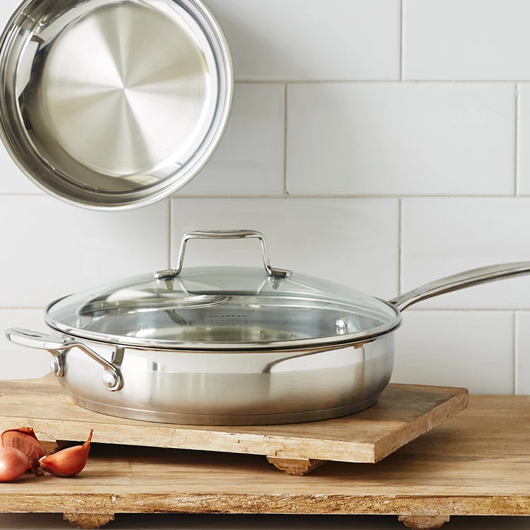 Scanpan Impact Saute Pan W/ Lid 28cm - Image 5