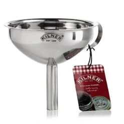 Kilner Stainless Steel Straining Funnel Silver