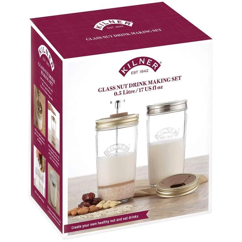Kilner Nut Drink Making Set Glass - Image 4