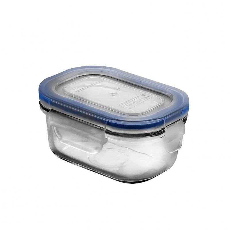 Rectangular Tempered GlassFood Container 150ml
