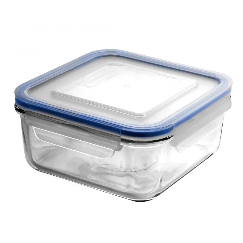 Square Tempered Glass Food Container - Image 2