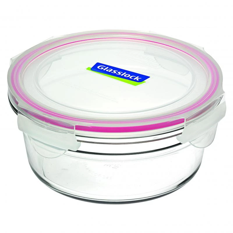 Round Oven Safe Glass Container - Image 2