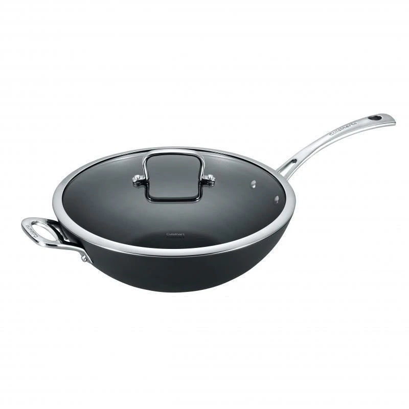 Cuisinart Stainless Steel Wok With Lid 32cm