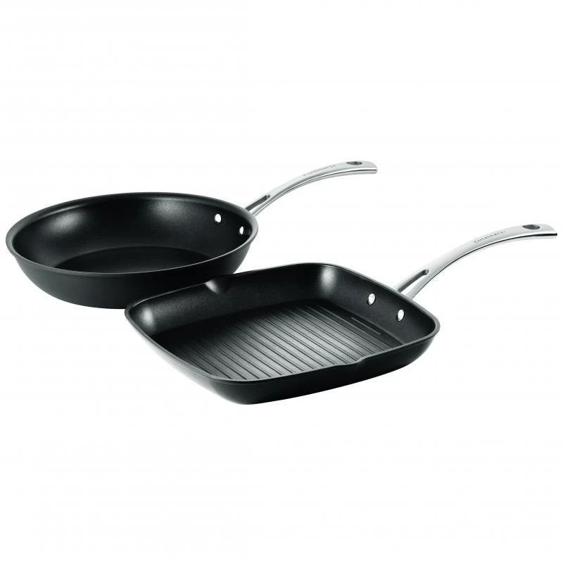 Cuisinart 28cm Grill Pan 26cm Fry Pan Set