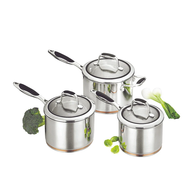Scanpan Coppernox 3pc Saucepan Set - Image 2