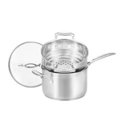 Scanpan Impact 2pc Saucepan & Multi Steamer Set