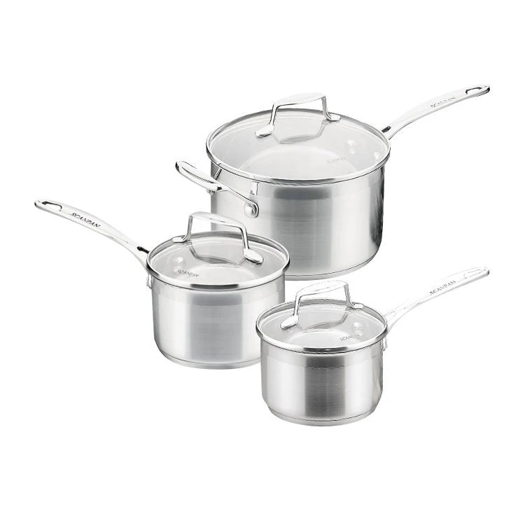 Scanpan Impact 3pc Saucepan Set