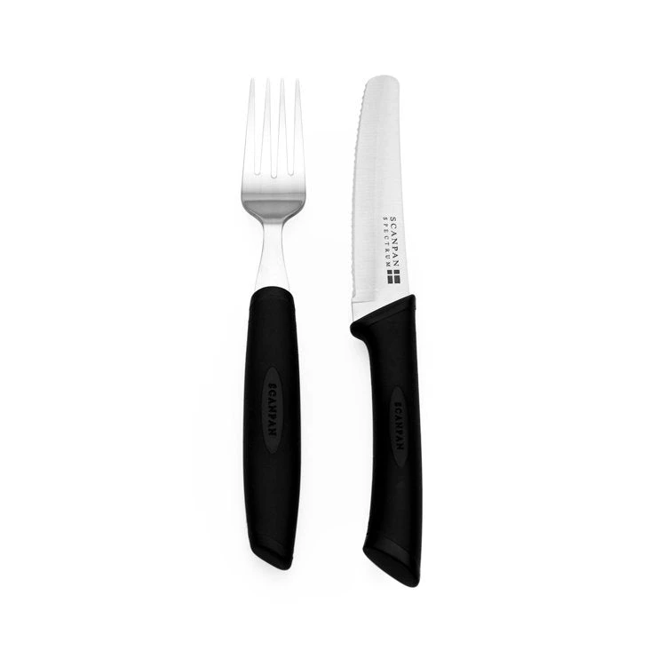 Scanpan Spectrum 6pc Steak Knife Set Black - Image 2