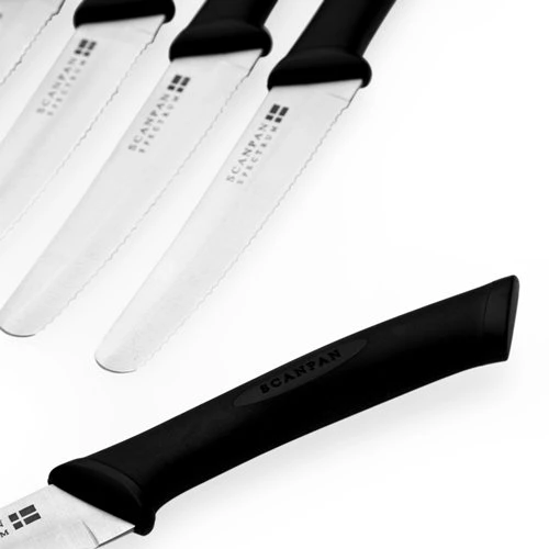 Scanpan Spectrum 6pc Steak Knife Set Black - Image 3