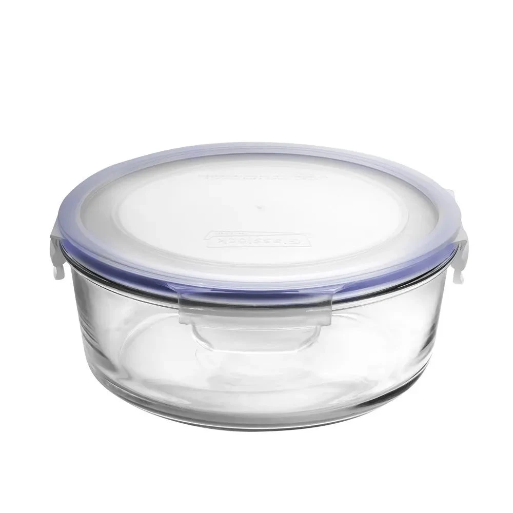Round Tempered Glass Food Container - Image 3