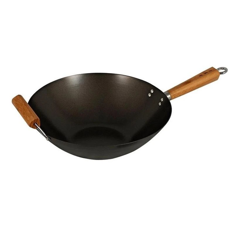 Avanti Non Stick Wok - 35cm Carbon Steel