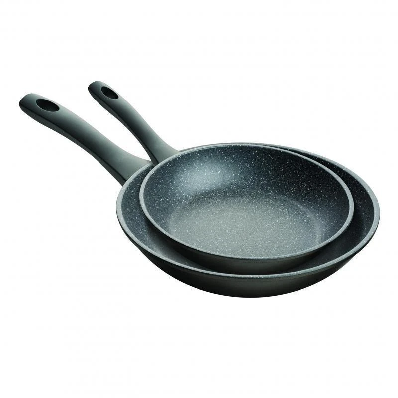 Pyrolux Pyrostone 2pc Frypan Set 20cm & 28cm