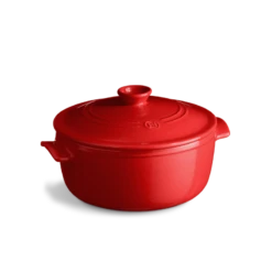 Emile Henry Round Stewpot 4l Burgundy