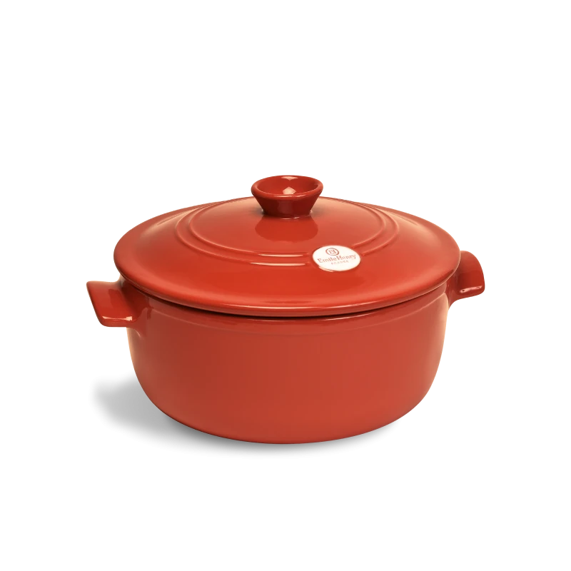 Emile Henry Round Stewpot 4l Burgundy - Image 2
