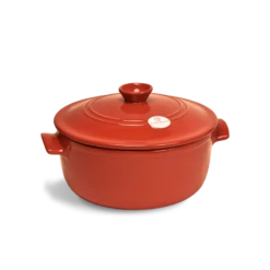Emile Henry Round Stewpot 5.3l Burgundy