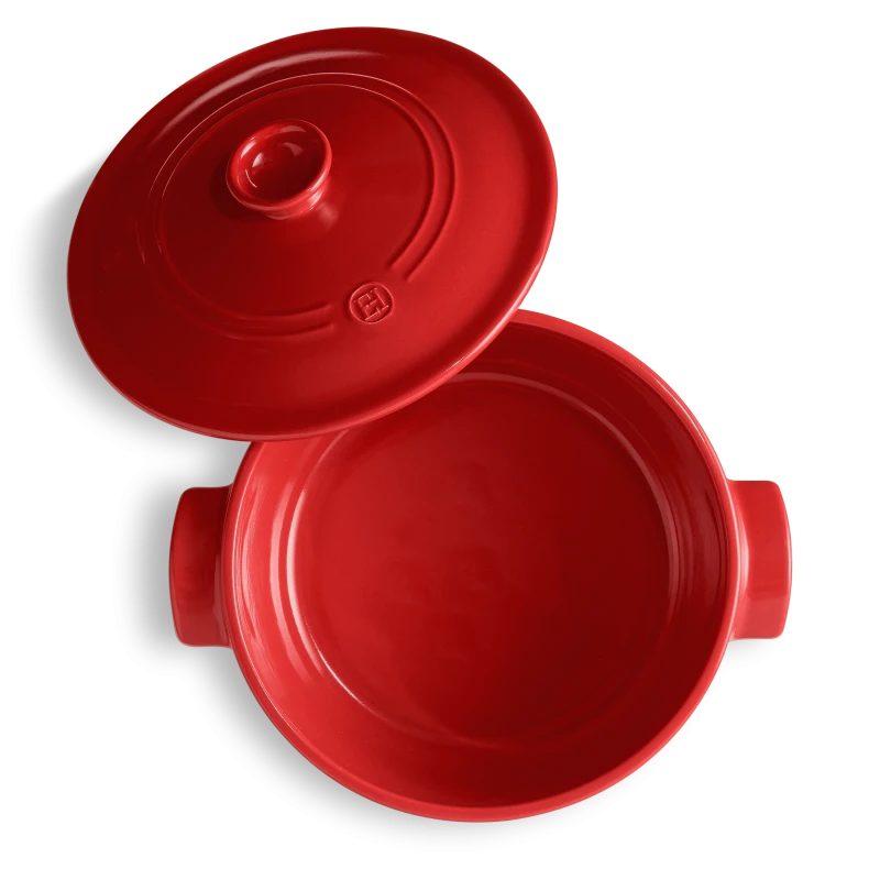 Emile Henry Round Stewpot 5.3l Burgundy - Image 3